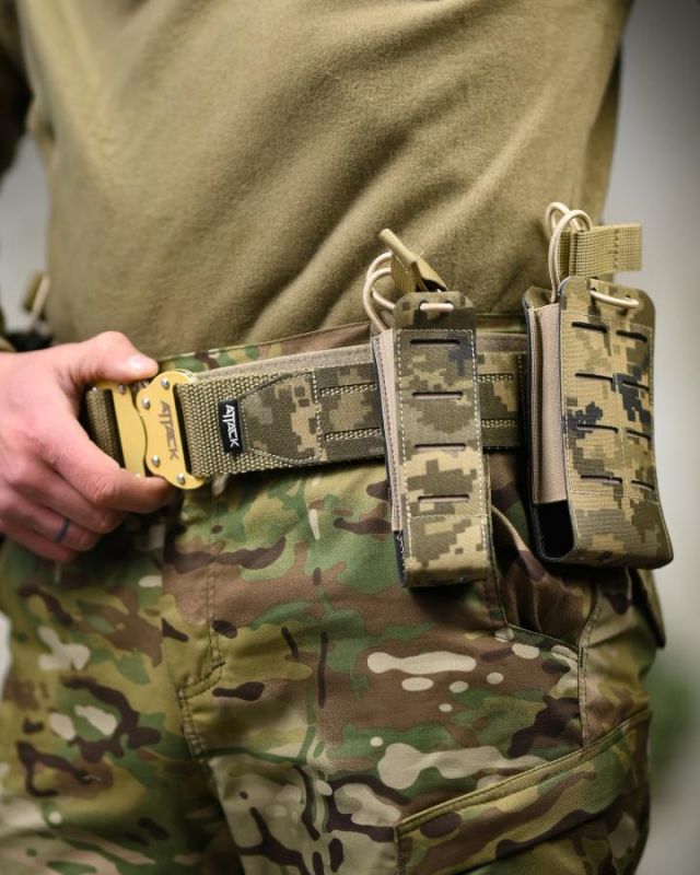 Функціональний тактичний пояс (battle belt) піксель