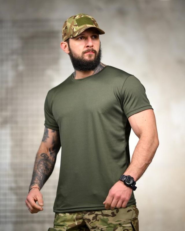 Tactical t-shirt SELION Unlocked olive TR6781