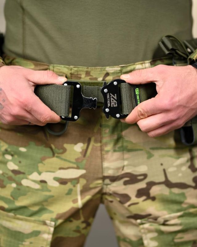 Функціональний тактичний пояс (battle belt) оливковий ТР6773
