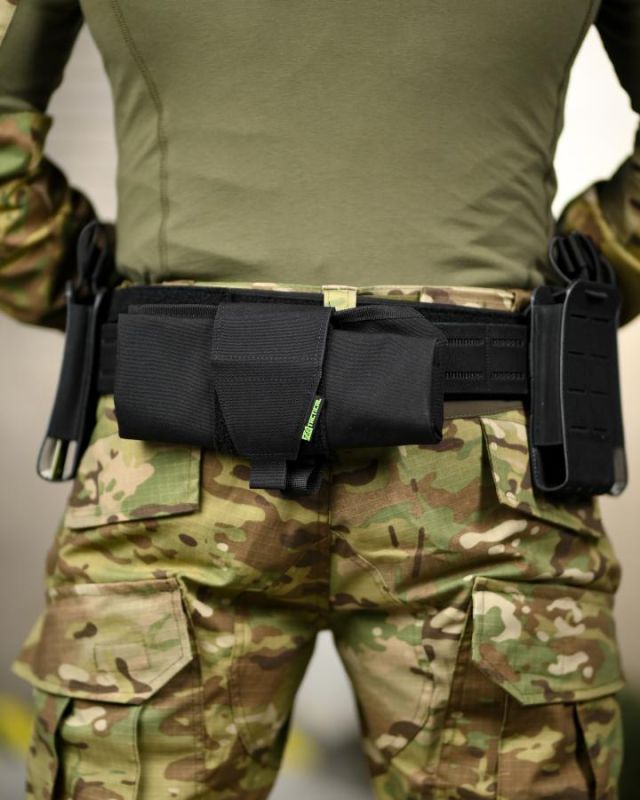 Функціональний тактичний пояс (battle belt) чорний ТР6771