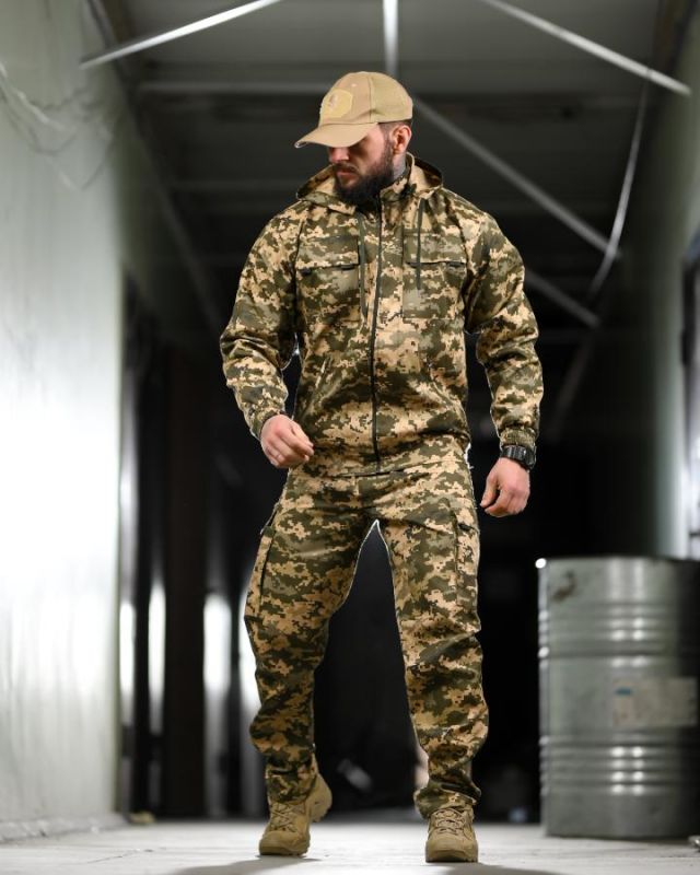 Тактичний костюм defender піксель