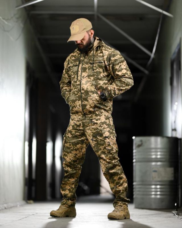 Тактичний костюм defender піксель