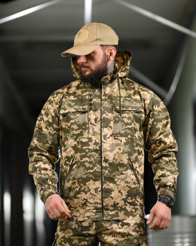 Тактичний костюм defender піксель
