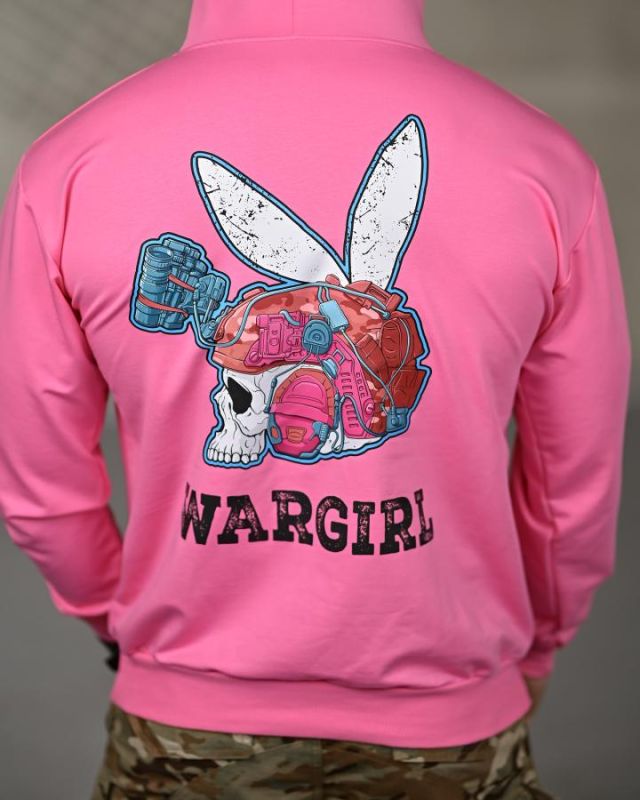Мілітарі худі FAXIS Wargirl pink ТР6966