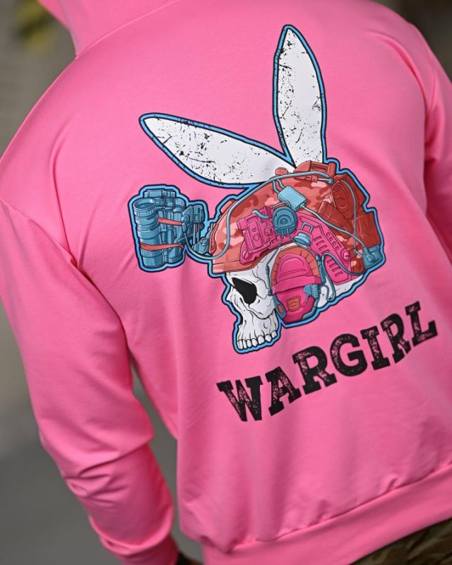 Мілітарі худі FAXIS Wargirl pink ТР6966
