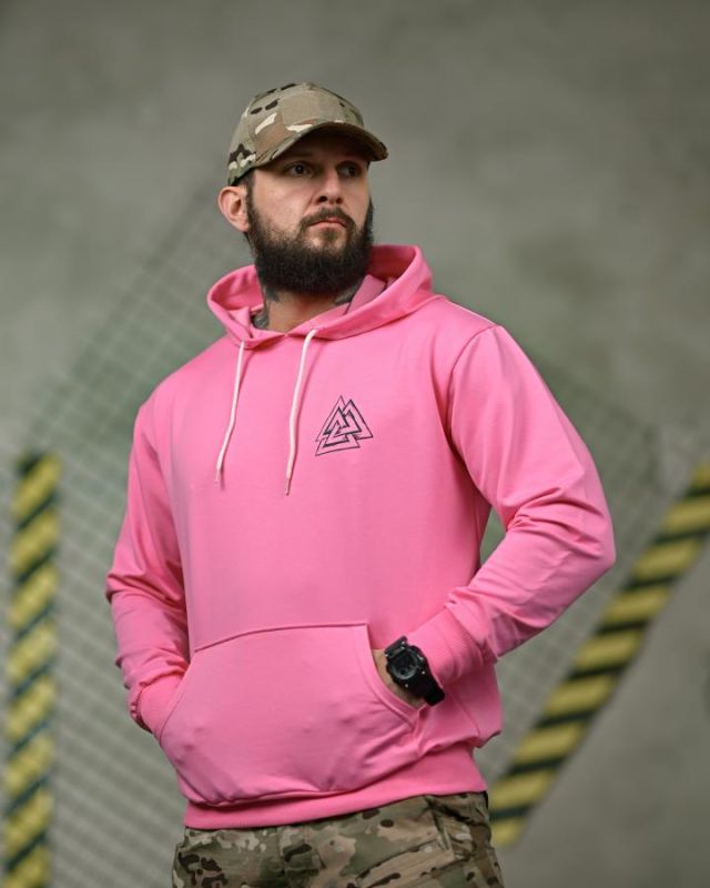 Мілітарі худі FAXIS Voron pink ТР6969