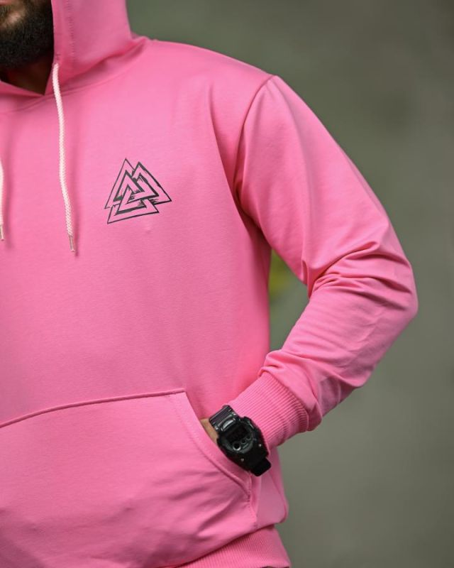 Мілітарі худі FAXIS Voron pink ТР6969