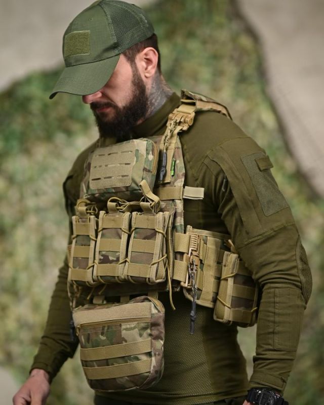Плитоноска 7.62 з рюкзаком Multicam ТР6021