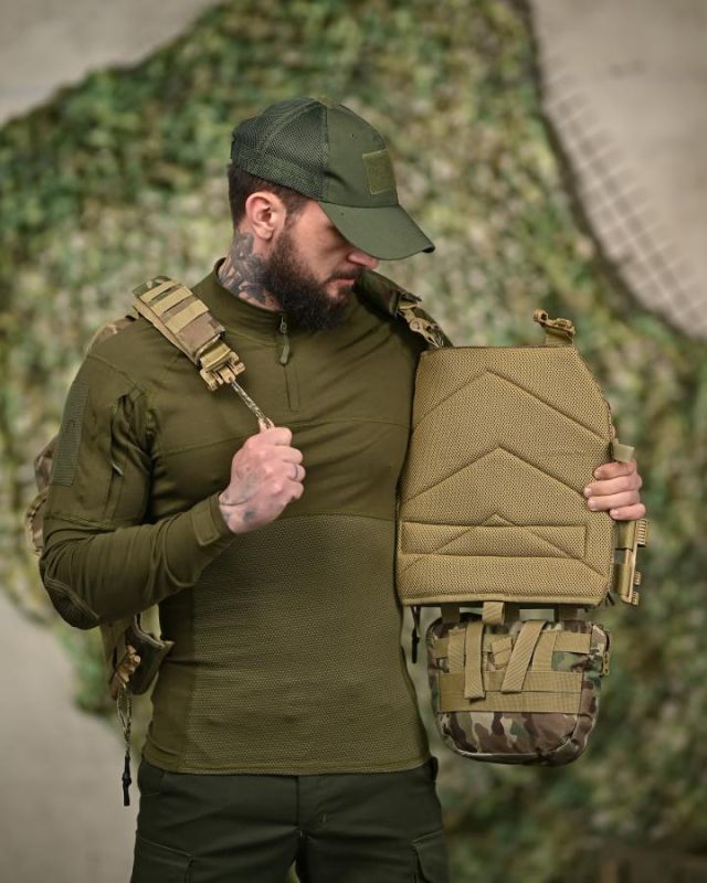 Плитоноска 7.62 з рюкзаком Multicam ТР6021