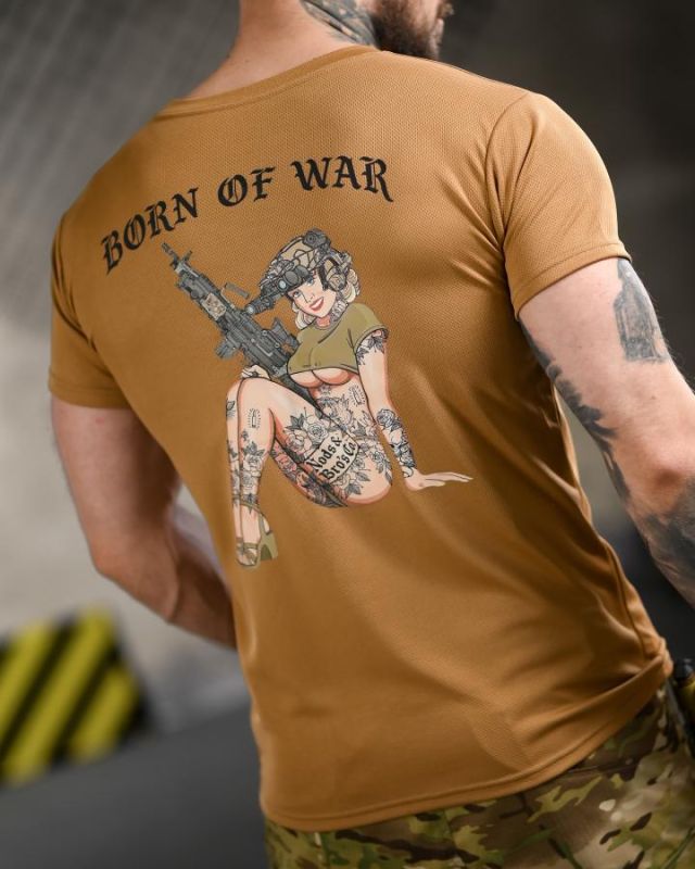 Тактична футболка BORN OF WAR woman cayot ВТ4712
