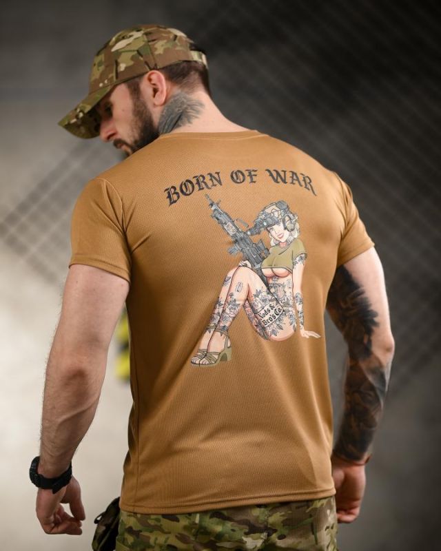 Тактична футболка BORN OF WAR woman cayot ВТ4712