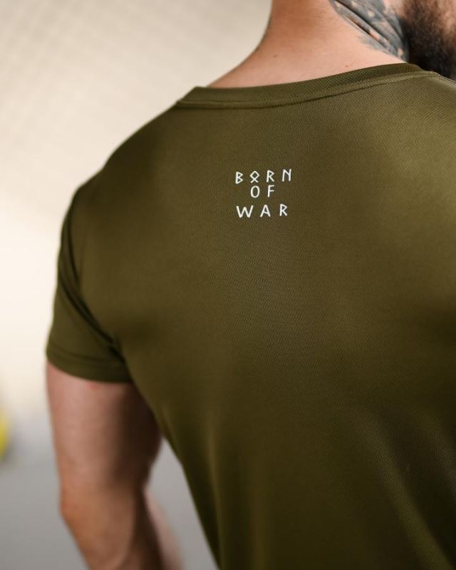 Тактична футболка Born of war oliva ВТ4721