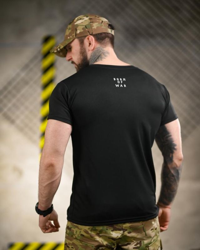 Тактична футболка Born of war black ВТ4722