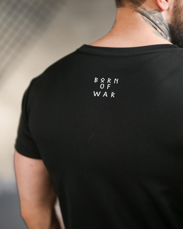 Тактична футболка Born of war black ВТ4722