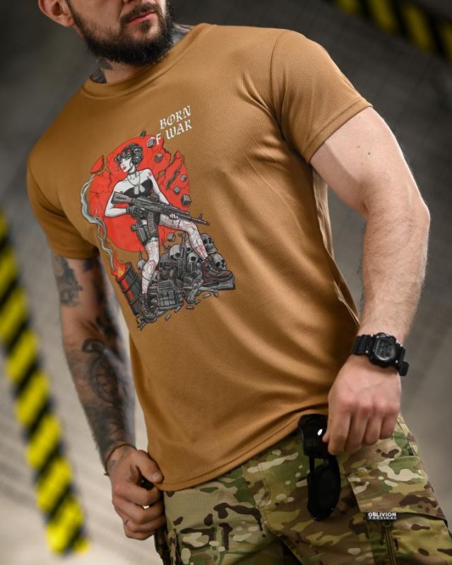 Тактична футболка Born of war coyot ВТ4723