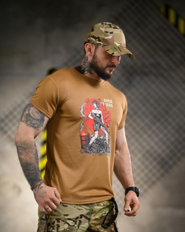 Тактична футболка Born of war coyot ВТ4723