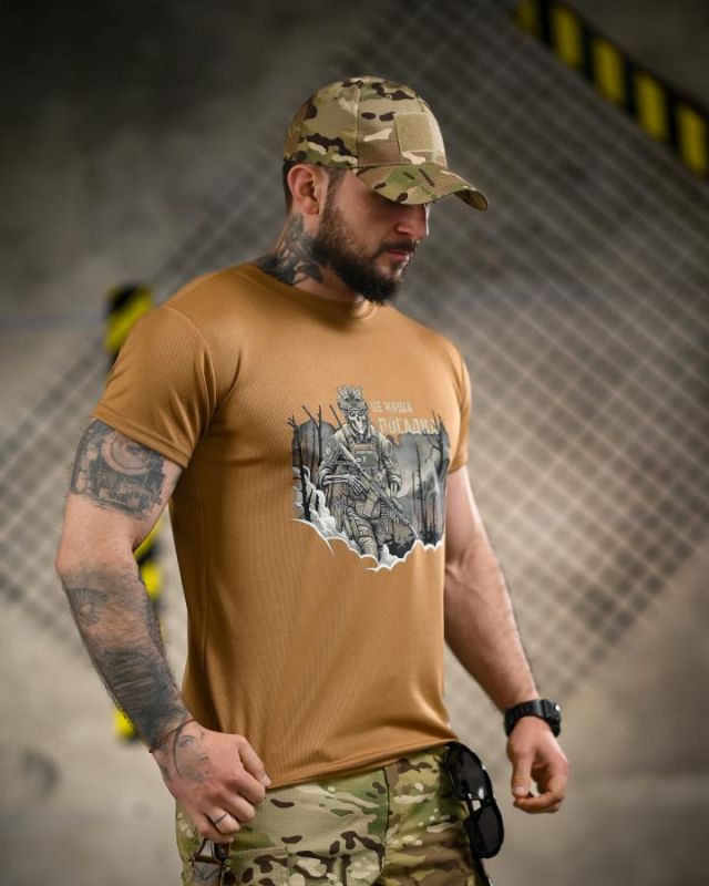 Тактична футболка BORN OF WAR Посадка coyot ВТ4728