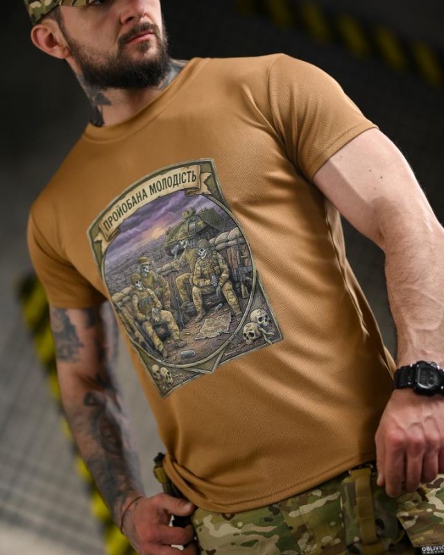 Тактична футболка BORN OF WAR Молодість coyot ВТ4717