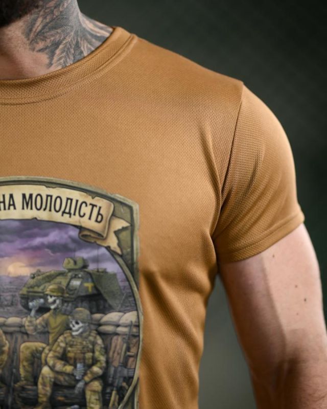 Тактична футболка BORN OF WAR Молодість coyot ВТ4717