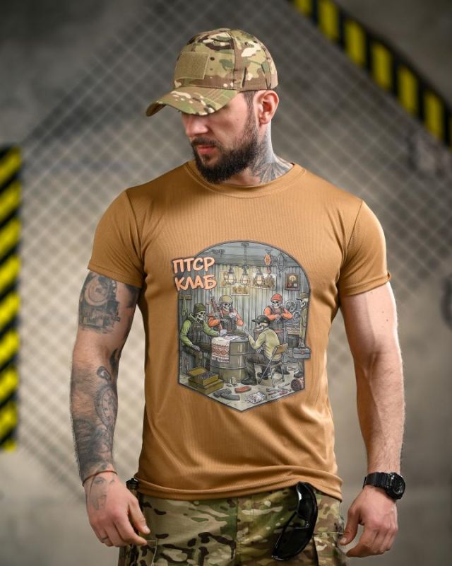 Тактична футболка BORN OF WAR ПТСР клаб ВТ4725