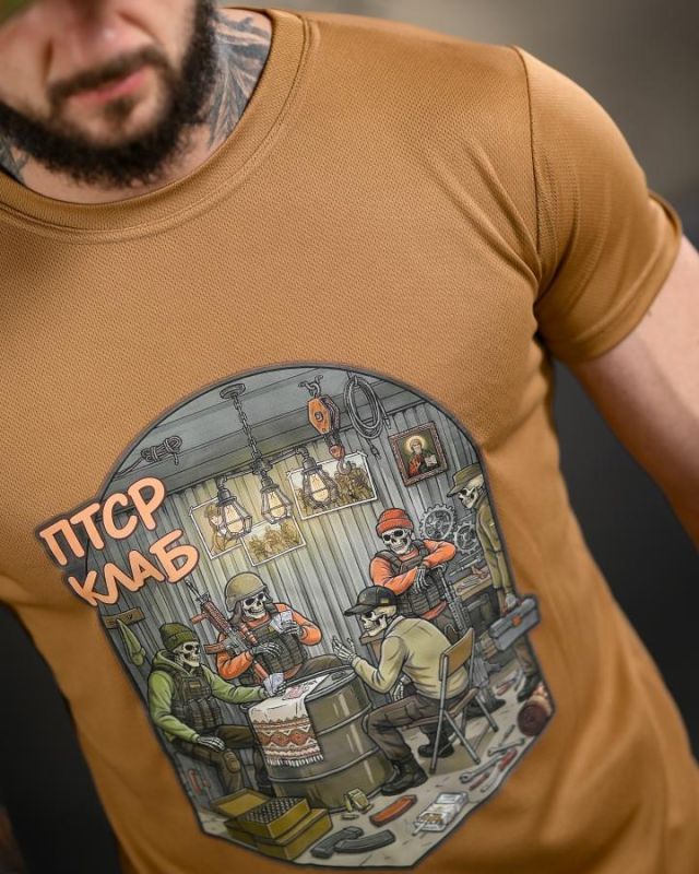 Тактична футболка BORN OF WAR ПТСР клаб ВТ4725