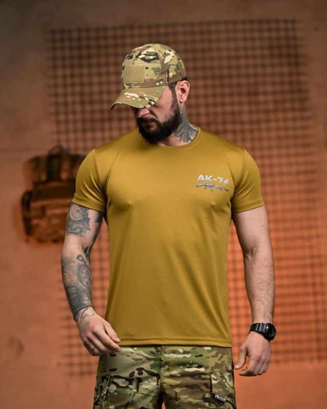 Тактична футболка SELION АК-74 кайот РН2542