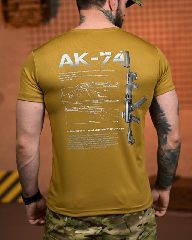 Тактична футболка SELION АК-74 кайот РН2542