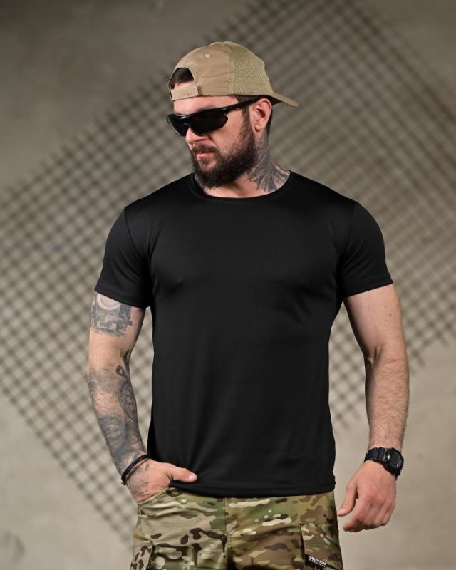 Тактична футболка SELION Gun black РГ6159