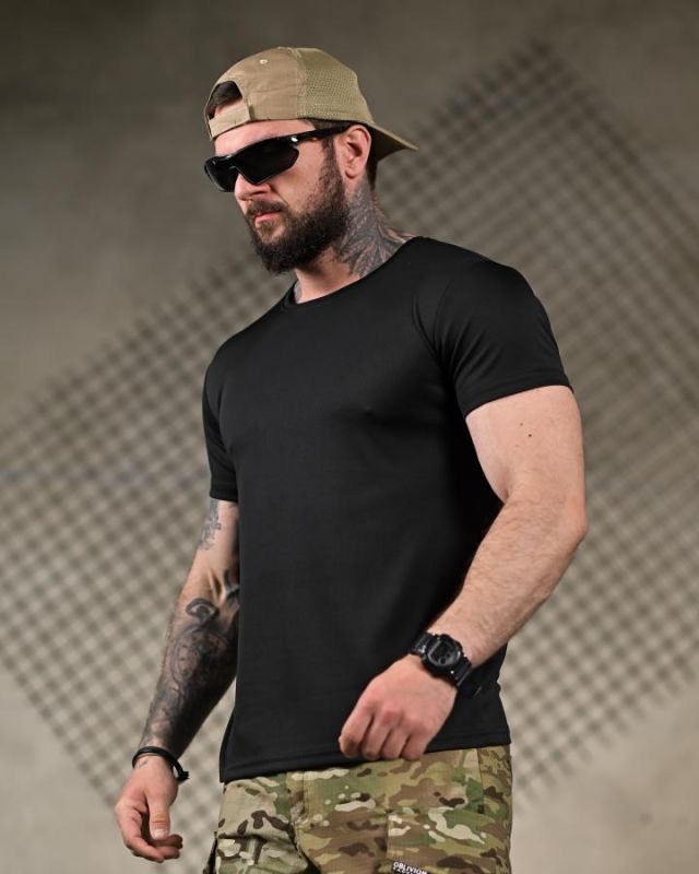 Тактична футболка SELION Gun black РГ6159