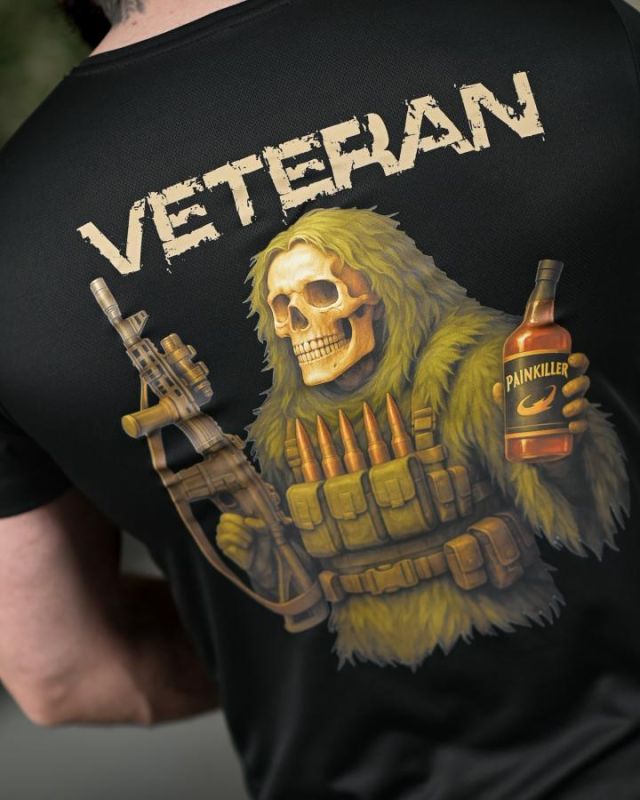 Тактична футболка SELION Veteran black ТР6929