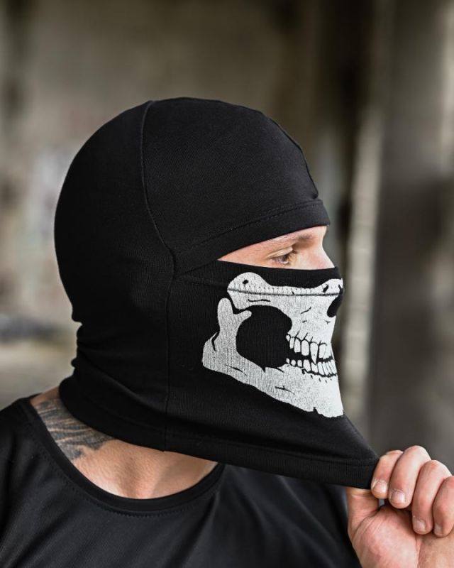 Балаклава Skull чорна ТР6935