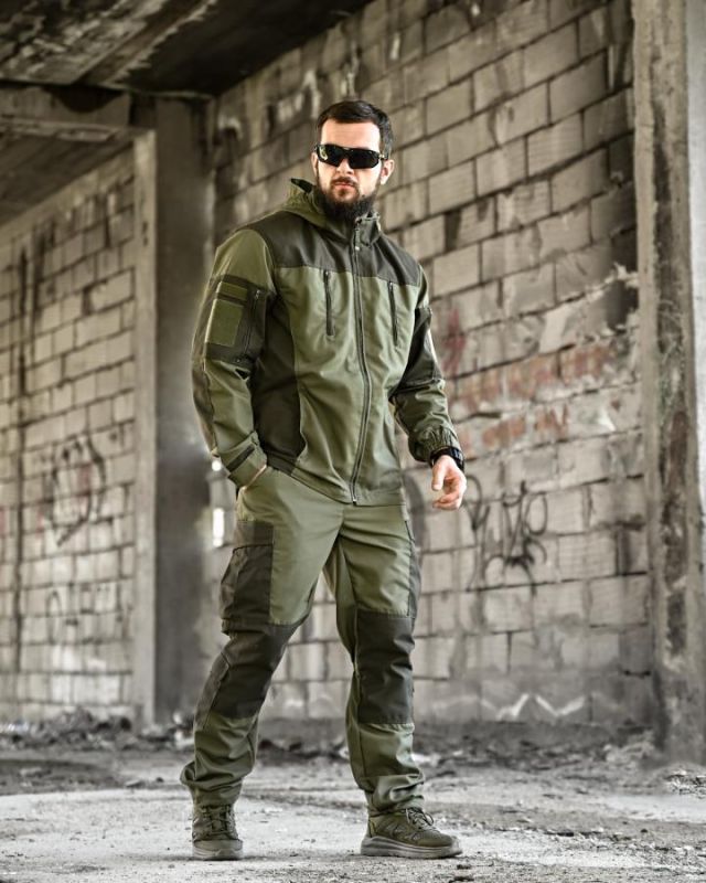 Тактичний костюм горка олива ТР6953