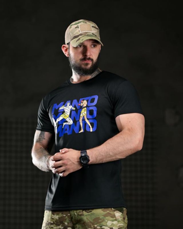 Тактична футболка SELION Manto black ВТ4691