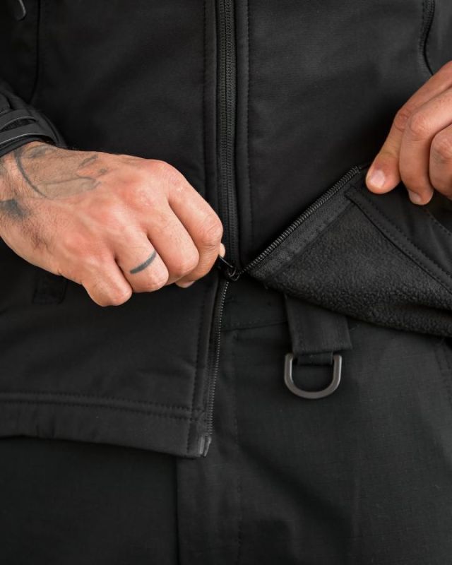 Тактична куртка Softshell ELEMENT black РА4968