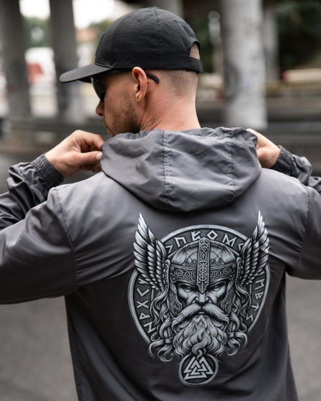 Вітровка в стилі мілітарі BORN OF WAR Odin grey ВТ5637