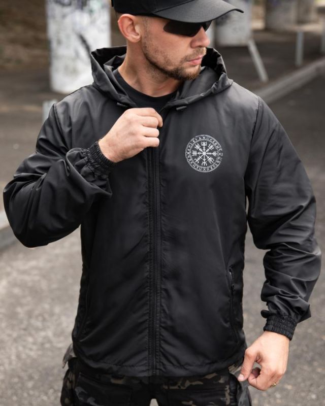 Military-style windbreaker BORN OF WAR Voron black ВТ5631