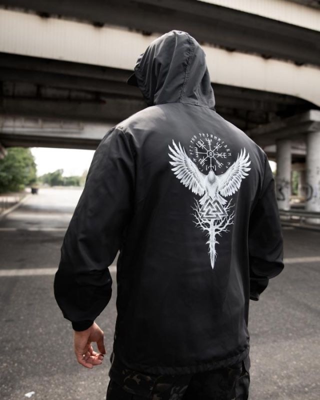 Military-style windbreaker BORN OF WAR Voron black ВТ5631