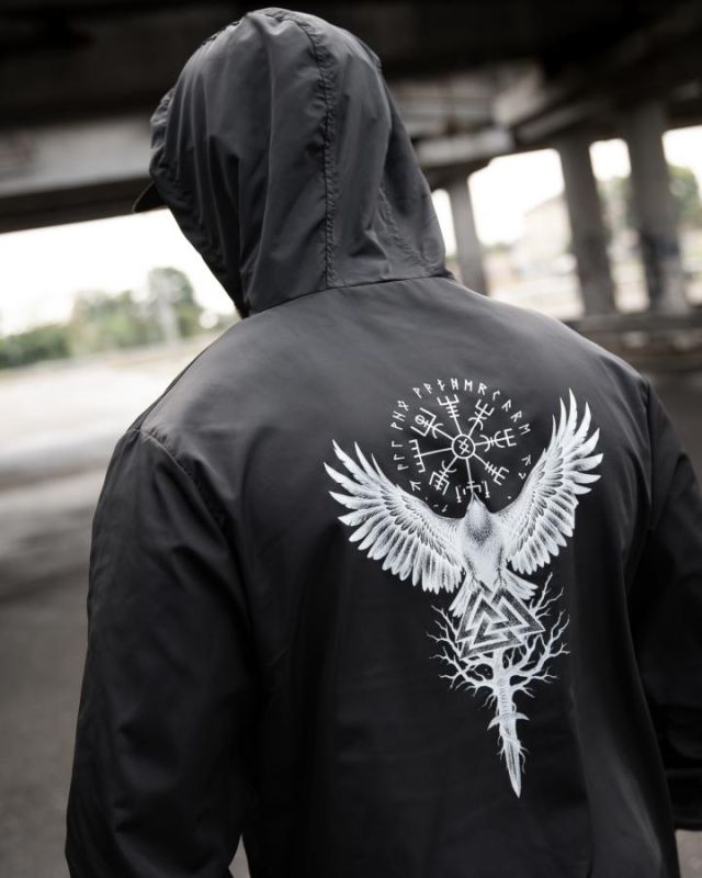Military-style windbreaker BORN OF WAR Voron black ВТ5631