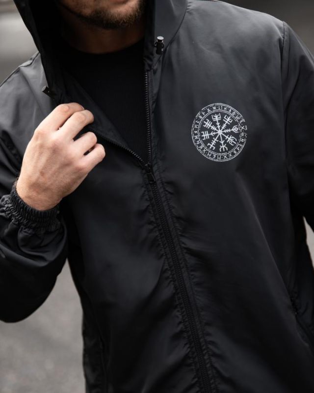 Military-style windbreaker BORN OF WAR Voron black ВТ5631