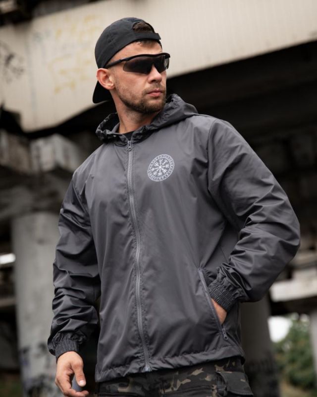 Military-style windbreaker BORN OF WAR Voron olive VT5633
