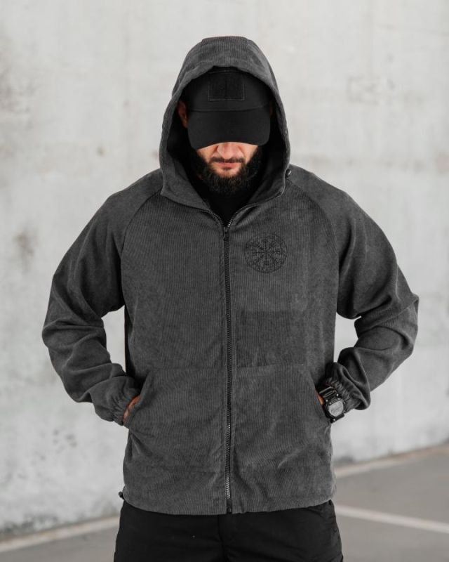Олімпійка в стилі мілітарі BORN OF WAR Voron grey ВМ3640