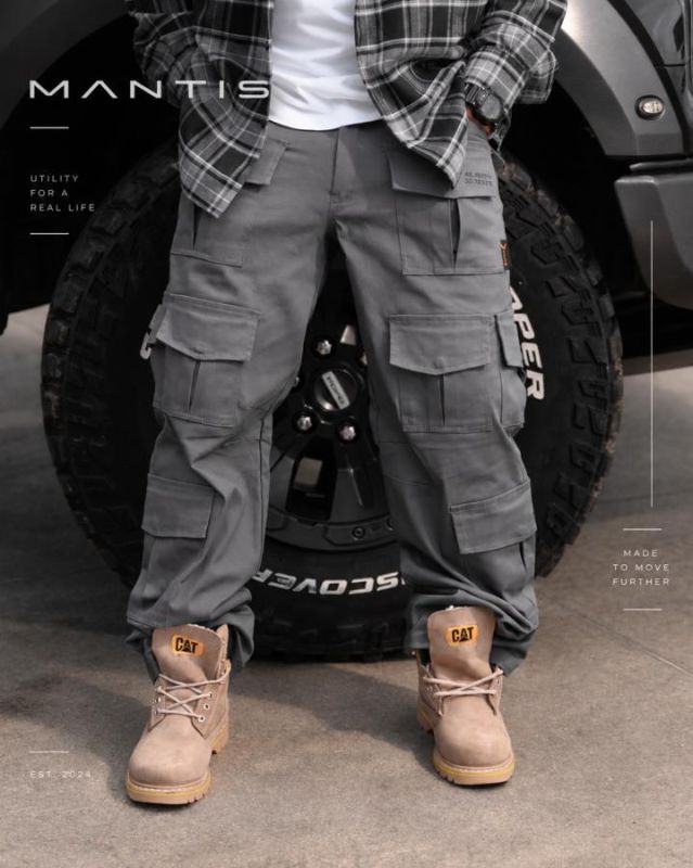 Карго штани MANTIS® WORKMAN CARGO-Concrete Grey