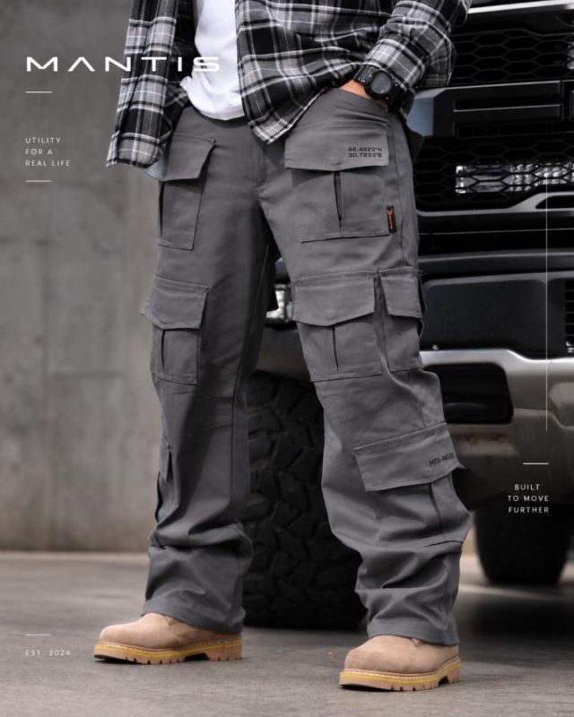 Карго штани MANTIS® WORKMAN CARGO-Concrete Grey