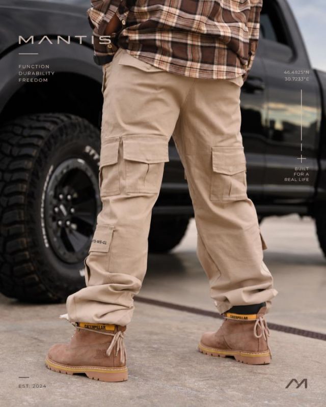 Карго штани MANTIS® WORKMAN CARGO - Sandstone