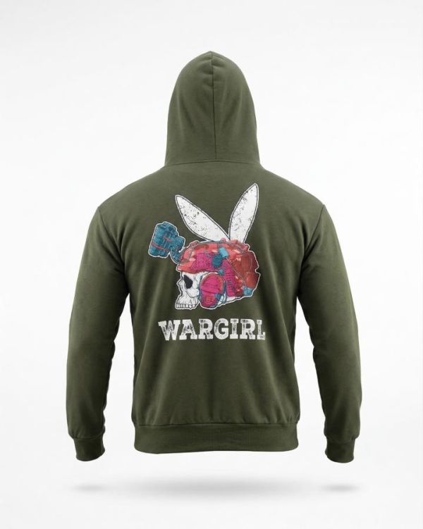 Мілітарі худі TRENASH Wargirl олива ТР6090