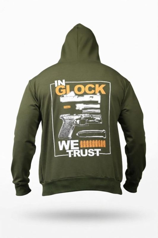 Мілітарі худі TRENASH Glock олива ТР6035