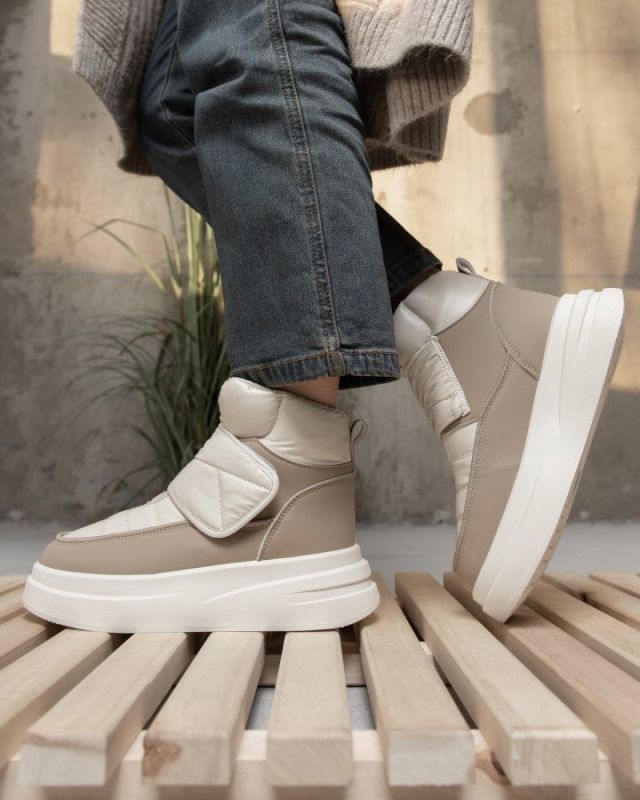 Жіночі черевики lunar beige/camel LM10-6 ВТ0558
