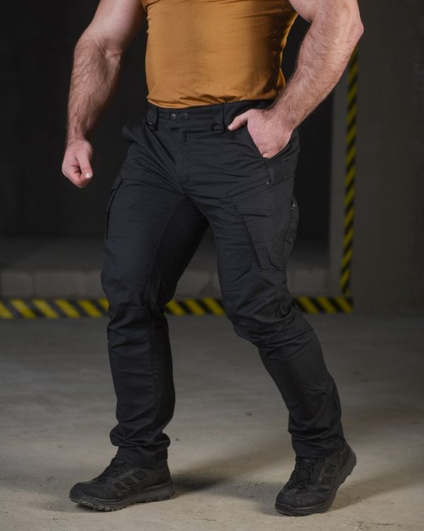 Тактичні штани HUNTER black ВТ4998