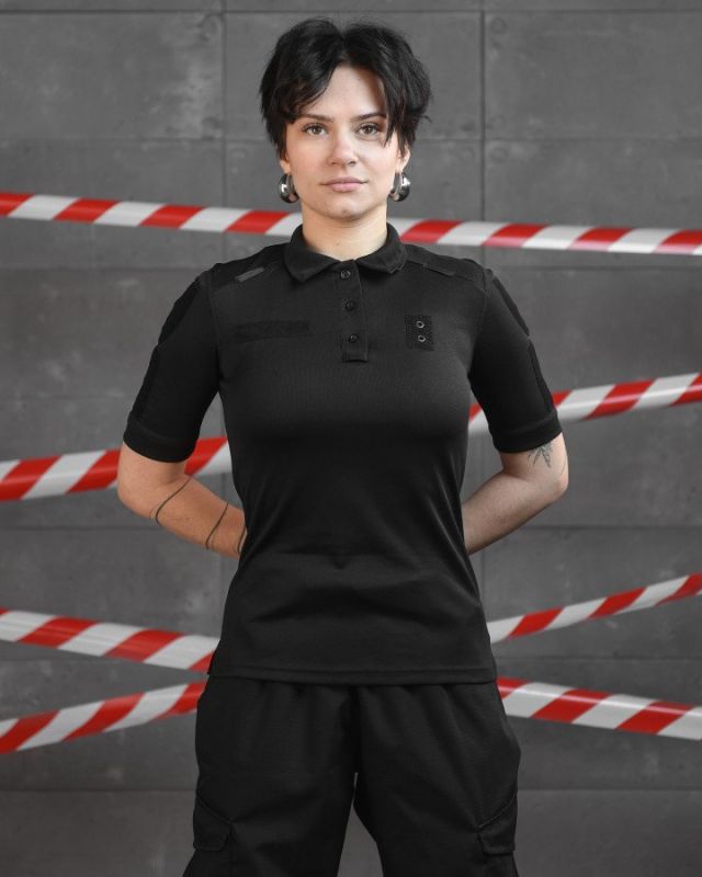 Жіноче поло black НП4951