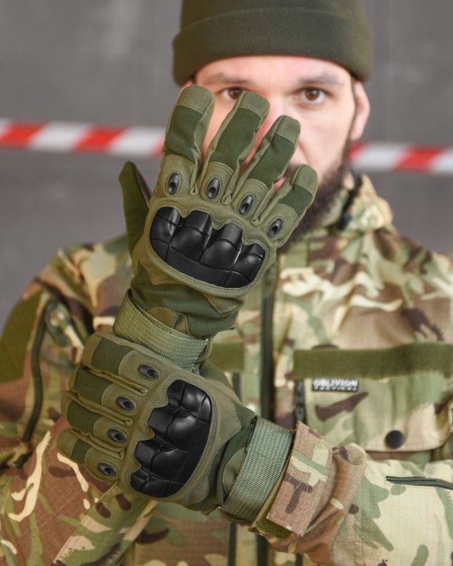 тактичні рукавички stendboy haki